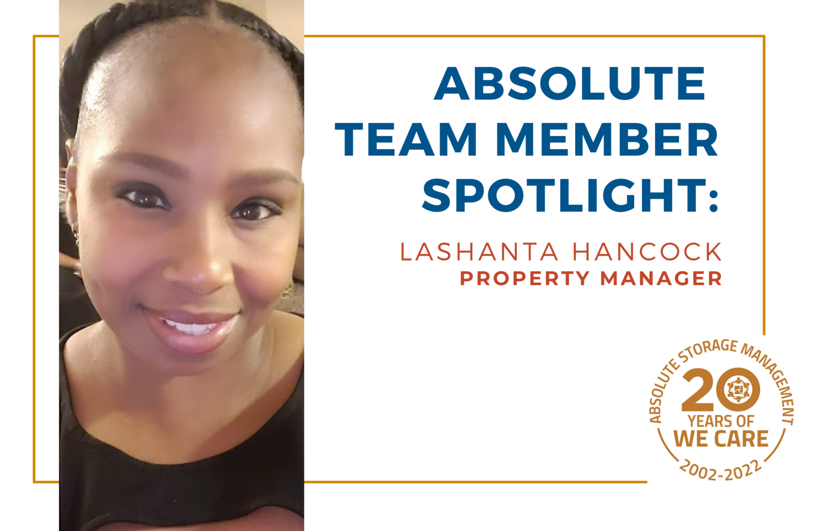 Absolute Team Member Spotlight LaShanta Hancock