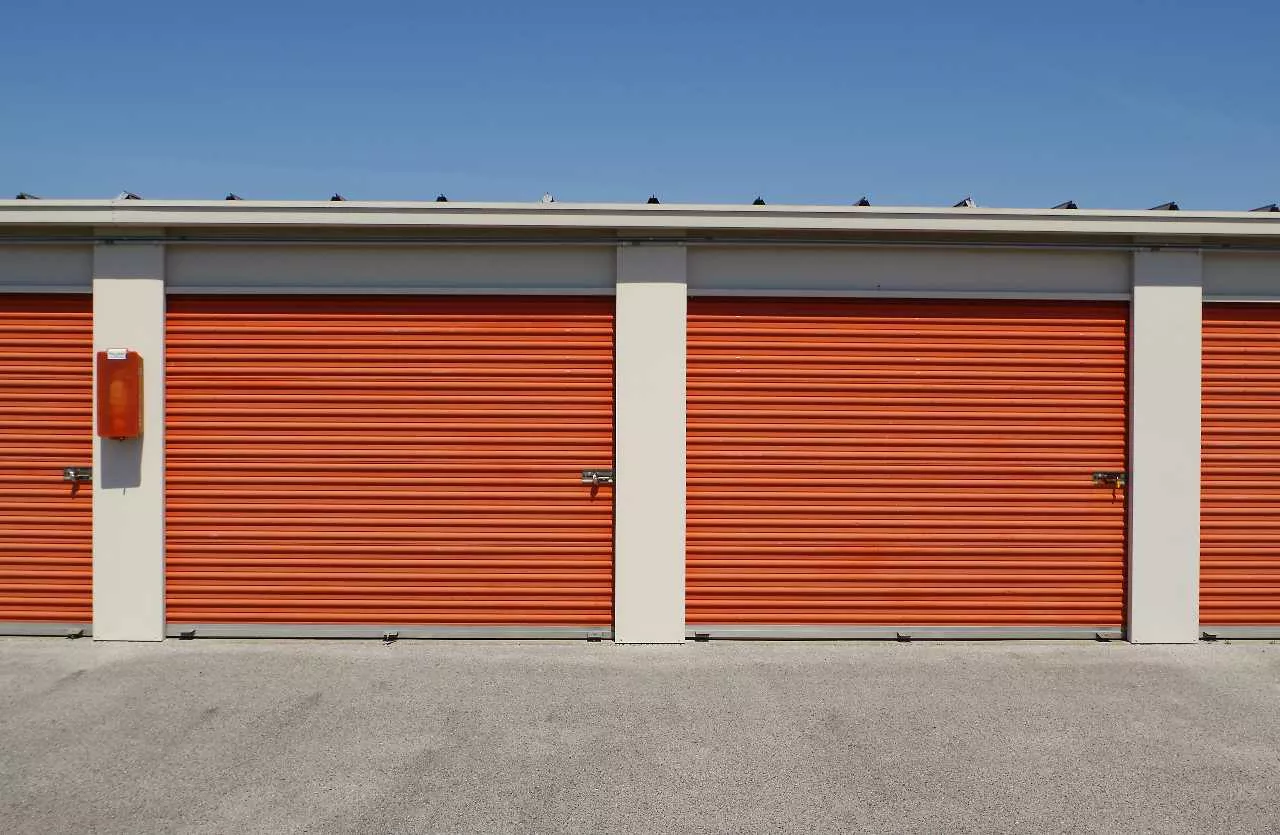 Photo of storage unit doors