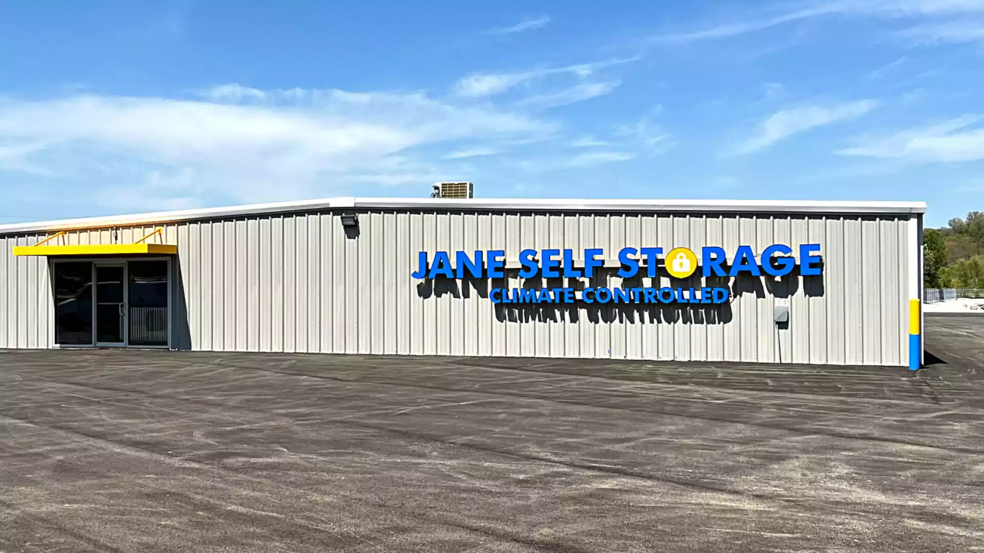 Exterior of Jane Self Storage.