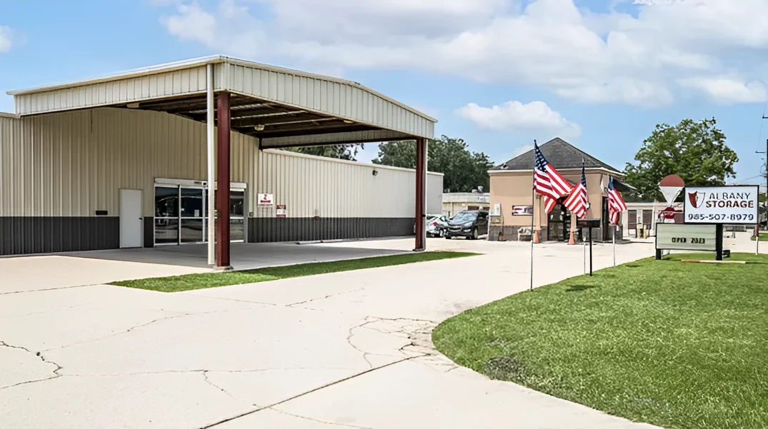 Exterior of Albany Storage.