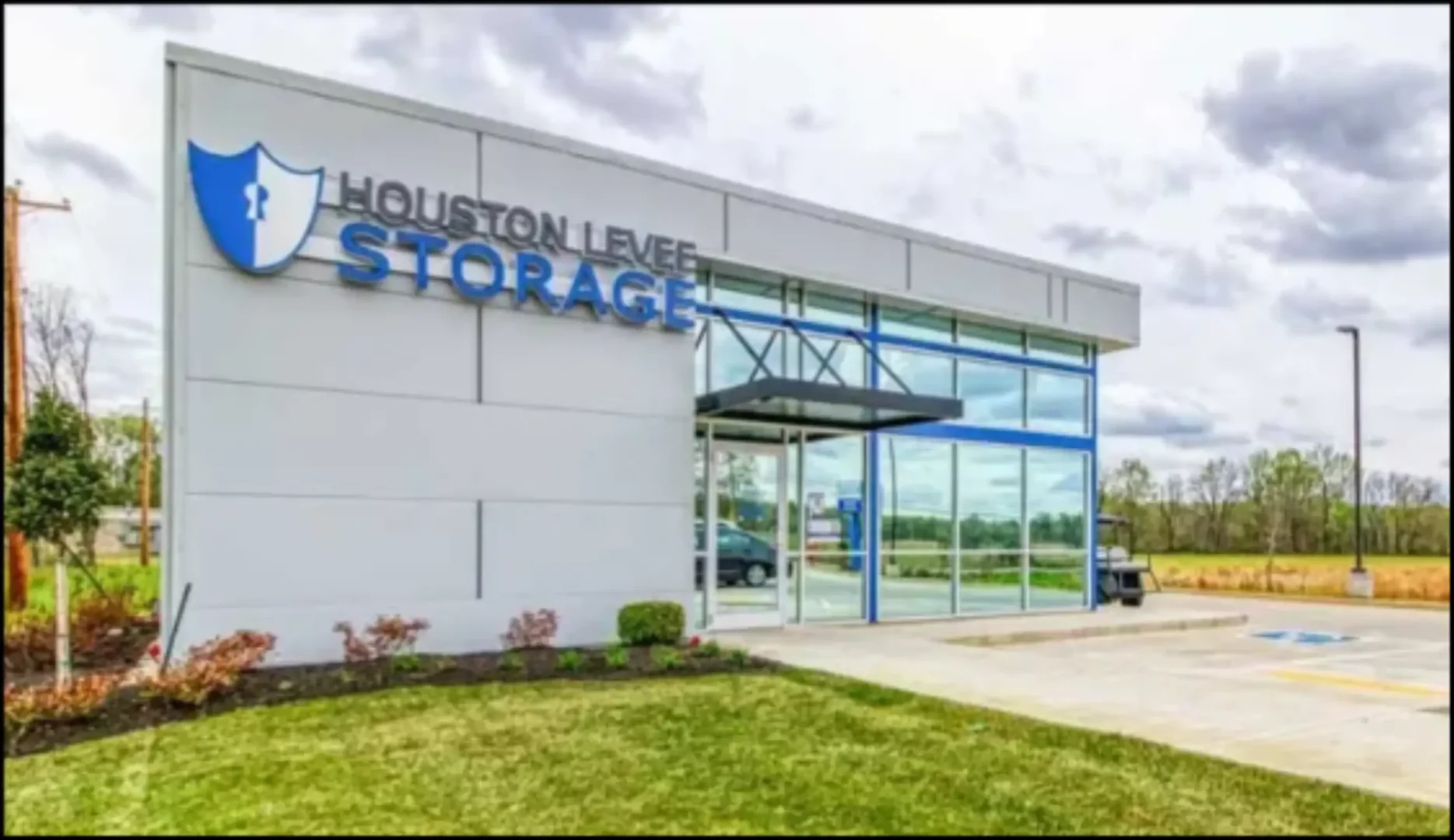 Exterior of Houston Levee Storage.
